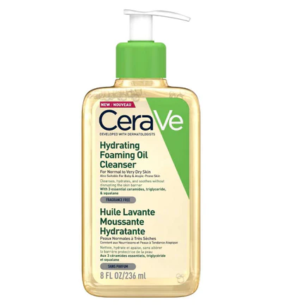 Cosmoholic- CeraVe Hydrating Foaming Oil Cleanser